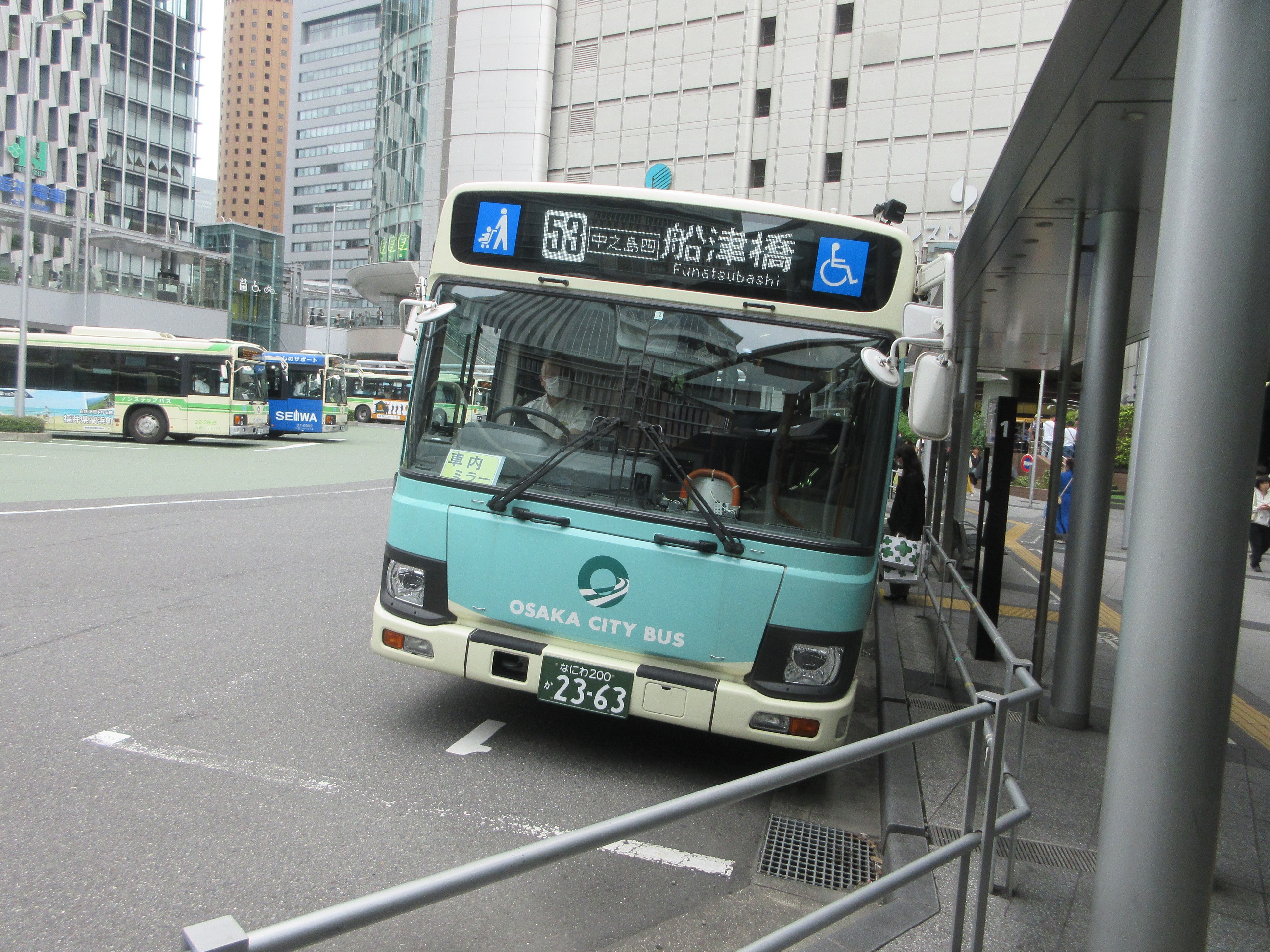 大阪市営番号板23606 大阪シティバス 29-2363